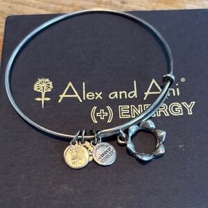Alex and Ani Silver Charm Bracelet with Crown